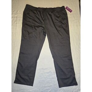 Purple Label Healing Hands Pewter‎ Gray Tanya Scrub Pant 3X NWT Zip Pockets